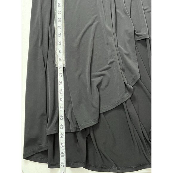 Boston Proper Muse Black Maxi Dress Women’s Small Sleeveless Ruched Hem - Picture 9 of 14